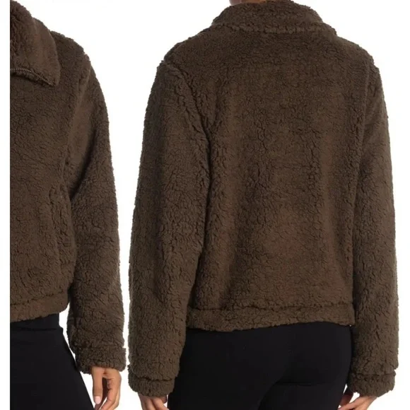 NWT Sage Collective Brown Jetsetter Cropped Jacket - Picture 2 of 3